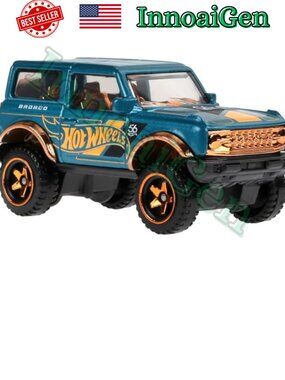 Hot Wheels 2021 Ford Bronco Blue 56th Anniversary 3/6 Diecast Truck New HDH54